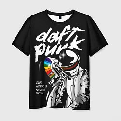 Мужская футболка Daft Punk: Our work is never over