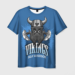 Футболка мужская Viking: Sea Warrior, цвет: 3D-принт
