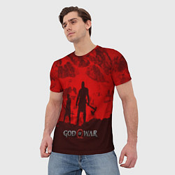 Футболка мужская God of War: Blood Day, цвет: 3D-принт — фото 2