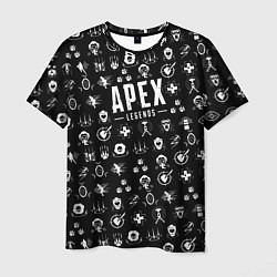 Мужская футболка Apex Legends: Black Pattern