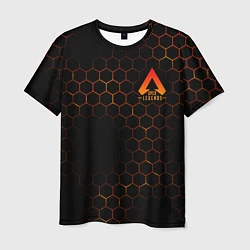 Мужская футболка Apex Legends: Orange Carbon