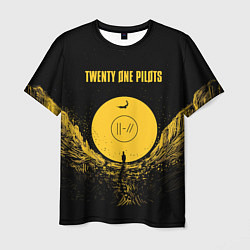 Футболка мужская Twenty One Pilots: Yellow Moon, цвет: 3D-принт