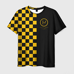 Мужская футболка 21 Pilots: Yellow Grid