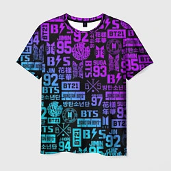 Мужская футболка BTS Logos