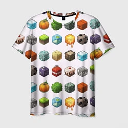 Мужская футболка Minecraft Cubes