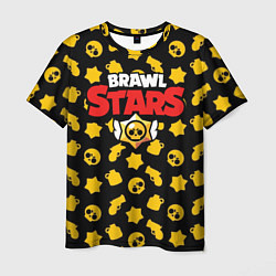Мужская футболка Brawl Stars: Yellow Style