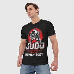 Футболка мужская Judo: Human Body, цвет: 3D-принт — фото 2