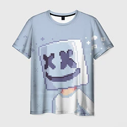 Мужская футболка Marshmello Pixel