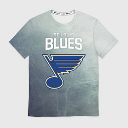 Футболка мужская St Louis Blues, цвет: 3D-принт