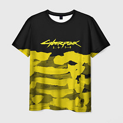 Мужская футболка Cyberpunk 2077: Black & Yellow