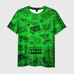 Мужская футболка BILLIE EILISH: Grunge Graffiti