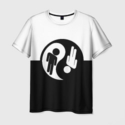Мужская футболка Billie Eilish: Yin-Yang