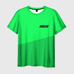 Мужская футболка Billie Eilish: Duo Green