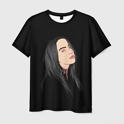 Мужская футболка Billie Eilish: Black Style