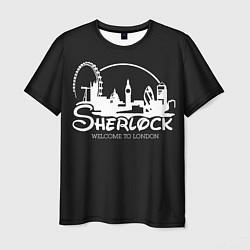 Мужская футболка Sherlock