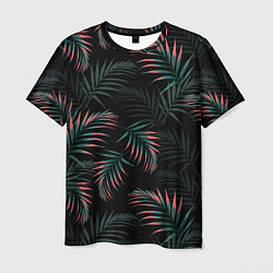 Мужская футболка Листья пальмы
