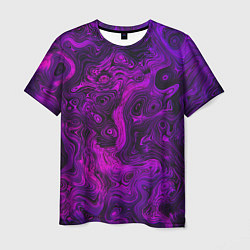 Мужская футболка Abstract purple