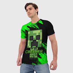 Футболка мужская MINECRAFT CREEPER, цвет: 3D-принт — фото 2