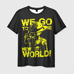 Мужская футболка One Piece We Go World