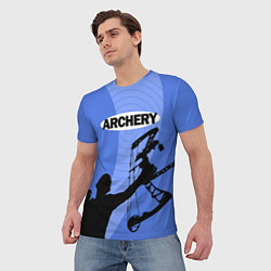 Футболка мужская Archery, цвет: 3D-принт — фото 2