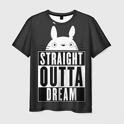 Мужская футболка Тоторо Straight outta dream