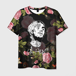 Мужская футболка LIL PEEP ROSES