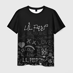 Мужская футболка LIL PEEP