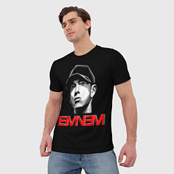 Футболка мужская Eminem, цвет: 3D-принт — фото 2