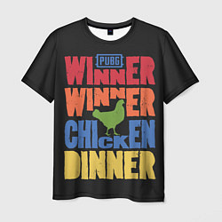 Мужская футболка Winner Chicken Dinner