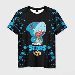 Мужская футболка BRAWL STARS LEON SHARK