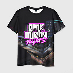Мужская футболка GTA VI: MIAMI NIGHTS