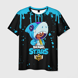 Мужская футболка Brawl Stars Leon Shark