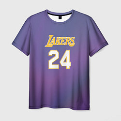Футболка мужская Los Angeles Lakers Kobe Brya, цвет: 3D-принт