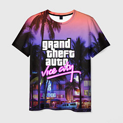 Мужская футболка Grand Theft Auto Vice City