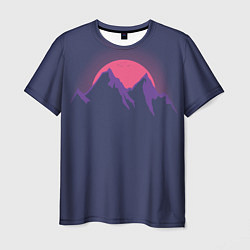 Мужская футболка Mountain sunset