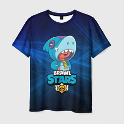 Мужская футболка Brawl stars leon shark