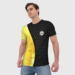 Футболка мужская MERCEDES-BENZ, цвет: 3D-принт — фото 2