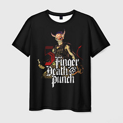 Футболка мужская Five Finger Death Punch, цвет: 3D-принт