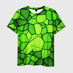 Мужская футболка Зеленая мозаика