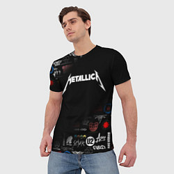 Футболка мужская Metallica, цвет: 3D-принт — фото 2