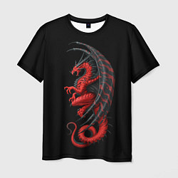 Мужская футболка Red Dragon