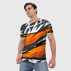 Футболка мужская Bona Fide Одежда для фитнеса, цвет: 3D-принт — фото 2