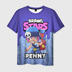 Футболка мужская BRAWL STARS PENNY, цвет: 3D-принт