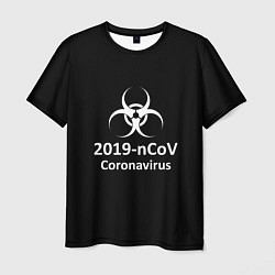 Футболка мужская NCoV-2019: Coronavirus, цвет: 3D-принт