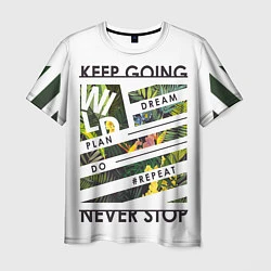 Мужская футболка Off-White: Keep Going