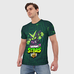 Футболка мужская BRAWL STARS VIRUS 8-BIT, цвет: 3D-принт — фото 2