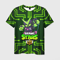 Футболка мужская BRAWL STARS VIRUS 8-BIT, цвет: 3D-принт