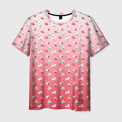 Мужская футболка Пижамный цветочек