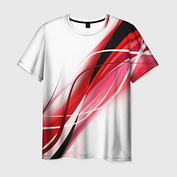 Мужская футболка GEOMETRY STRIPES RED