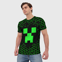 Футболка мужская Minecraft, цвет: 3D-принт — фото 2